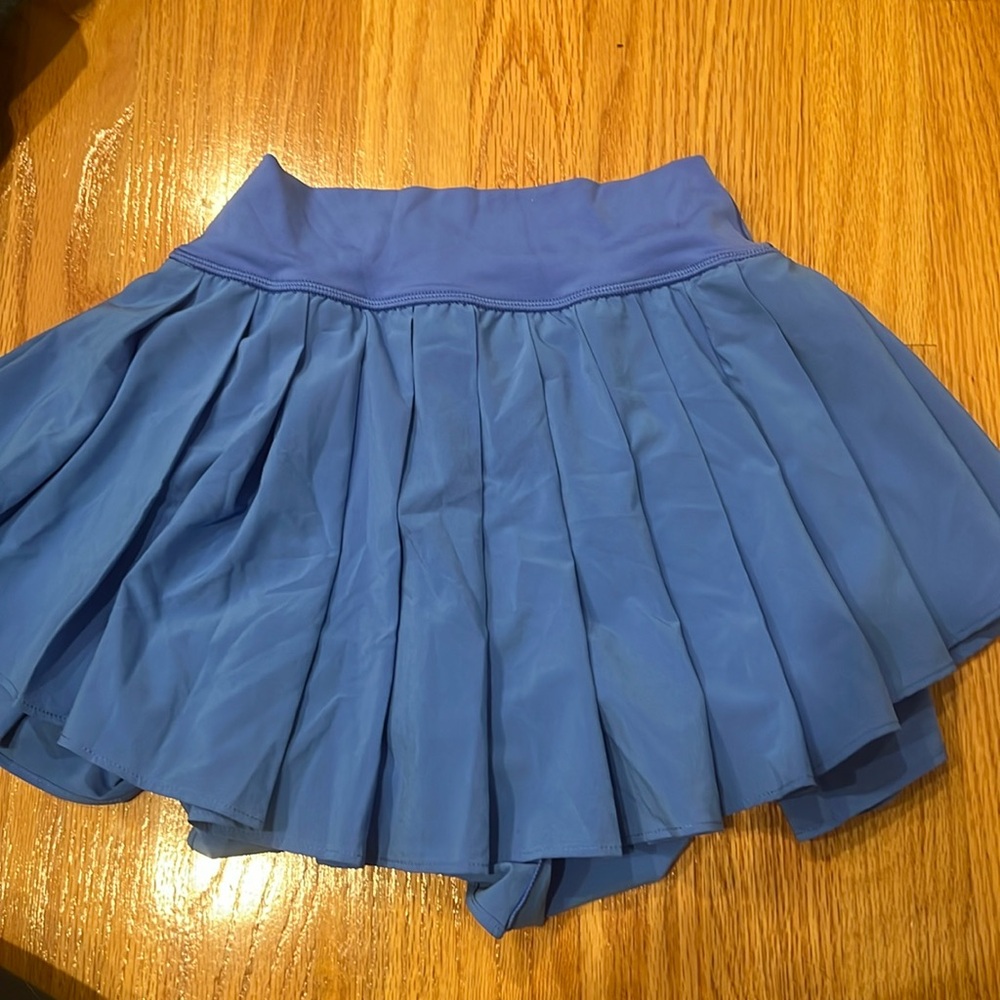 Aerie electric blue athletic skirt w built in shorts